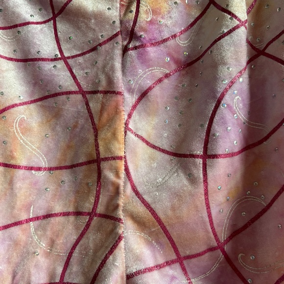 I’m Sorry by Petra Collin Velvet Embellished Tie-Dye Flare Leg Lounge Pants - Picture 9 of 11